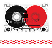 Cassette tape graphic